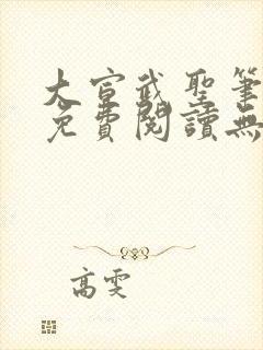 大宣武圣笔趣阁免费阅读无弹窗封面