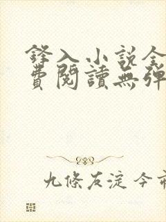 锋入小说全文免费阅读无弹窗