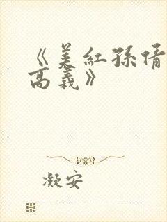 《美红孙倩赵敏高义》封面