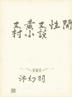 又黄又性开放乡村小说
