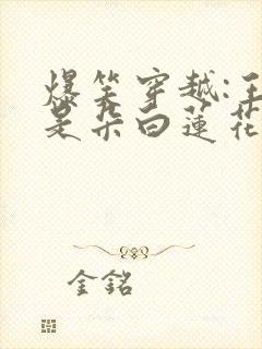 爆笑穿越:王妃是朵白莲花(小说)