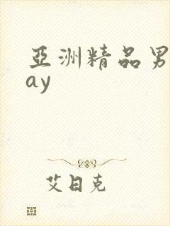 亚洲精品男同gay