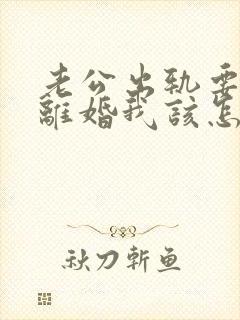 老公出轨要和我离婚我该怎么办