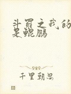 斗罗之我的武魂是鲲鹏