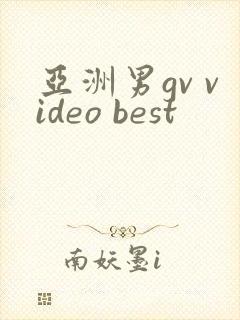 亚洲男gv video best