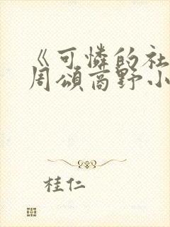 《可怜的社畜》周颂商野小说txt