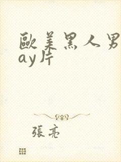欧美黑人男男gay片