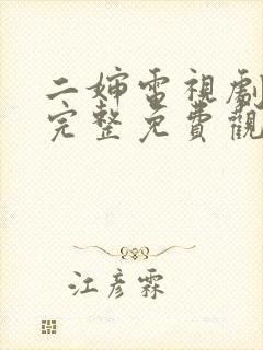 二婶电视剧全集完整免费观看高清