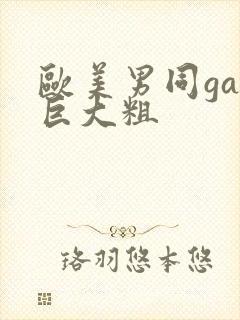 欧美男同gay巨大粗封面