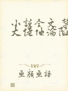 小说全文 禁欲大佬他沦陷了封面