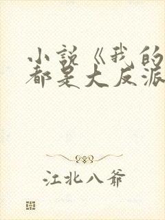 小说《我的徒弟都是大反派》封面