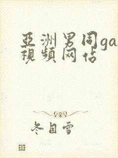亚洲男同gay视频网站