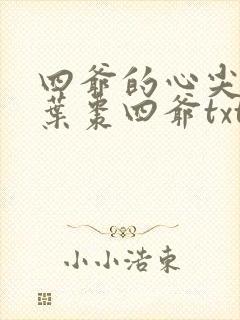 四爷的心尖宠妃叶枣四爷txt封面