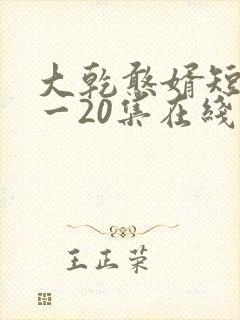 大乾憨婿短剧1一20集在线看