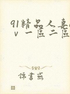 91精品人妻aⅴ一区二区