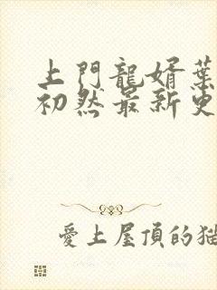 上门龙婿叶辰萧初然最新更新章节