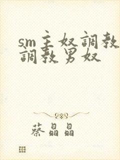 sm主奴调教:调教男奴封面