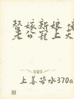替嫁新娘 亿万老公宠上天全本封面