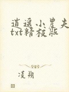 逍遥小农夫小说txt精校版