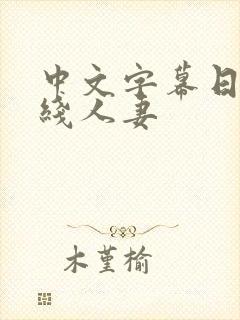 中文字幕日韩在线人妻