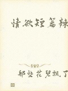 情欲短篇辣文封面