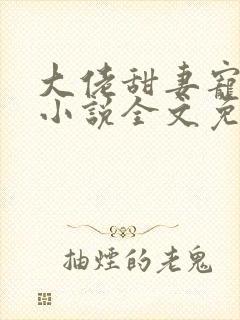 大佬甜妻宠上天小说全文免费阅读