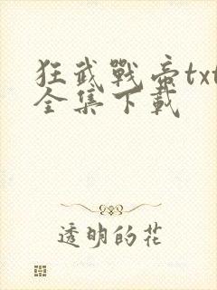 狂武战帝txt全集下载