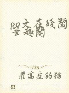 po文在线阅读笔趣阁封面