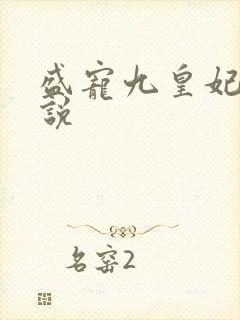 盛宠九皇妃 小说
