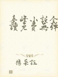 秦峰小说全文阅读免费无弹窗