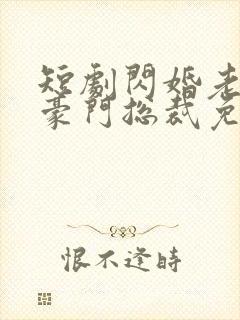 短剧闪婚老公是豪门总裁免费观看