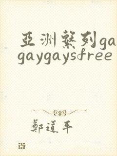 亚洲系列gaygaygaysfree