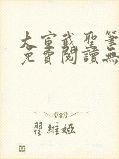大宣武圣笔趣阁免费阅读无弹窗