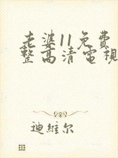 老婆11免费完整高清电视剧