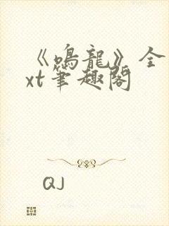 《鸣龙》全本txt笔趣阁