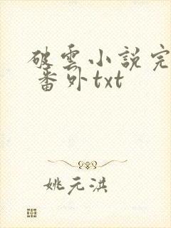 破云小说完整版 番外txt