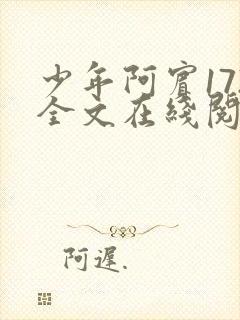 少年阿宾172全文在线阅读