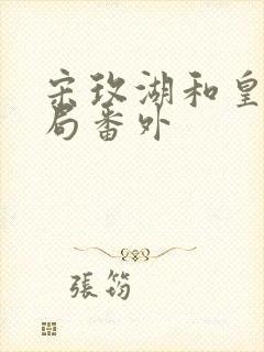 宋玫湖和皇上结局番外