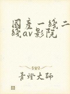 国产一线二线三线av影院
