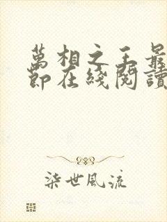 万相之王最新章节在线阅读免费封面