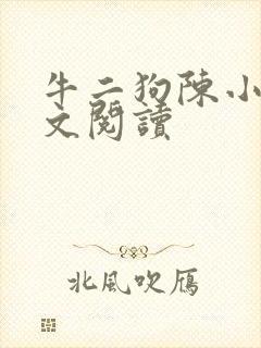 牛二狗陈小燕全文阅读