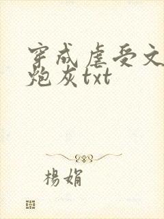 穿成虐受文里的炮灰txt