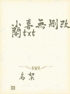 小喜无删改笔趣阁txt封面