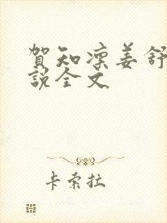 贺知凛姜舒意小说全文