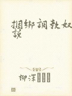 捆绑调教奴隶小说