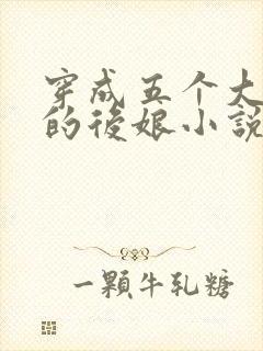 穿成五个大反派的后娘小说
