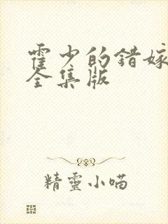 霍少的错嫁甜妻全集版