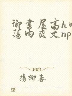 御书屋高h喷水荡肉爽文np封面