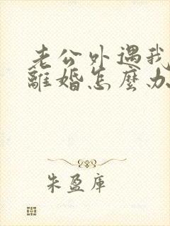 老公外遇我不想离婚怎么办