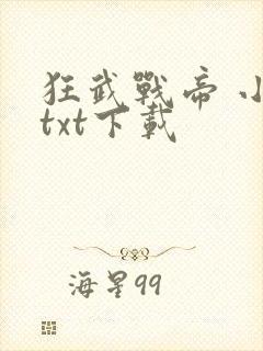 狂武战帝 小说txt下载